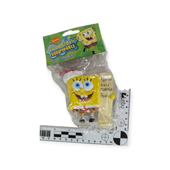 2002 Spongebob Squarpants Nickelodeon Christmas Ornament Sealed - Picture 6 of 7